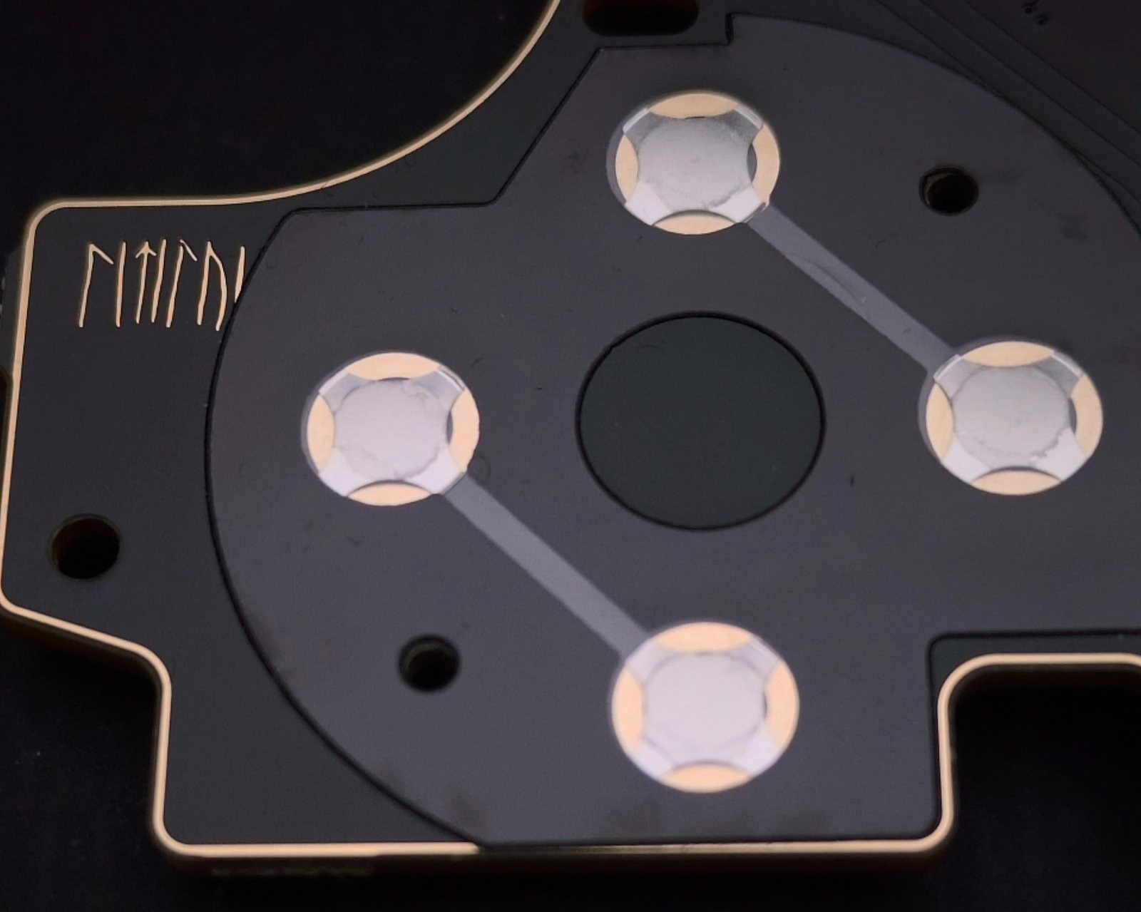 Tactile metal dome D-pad